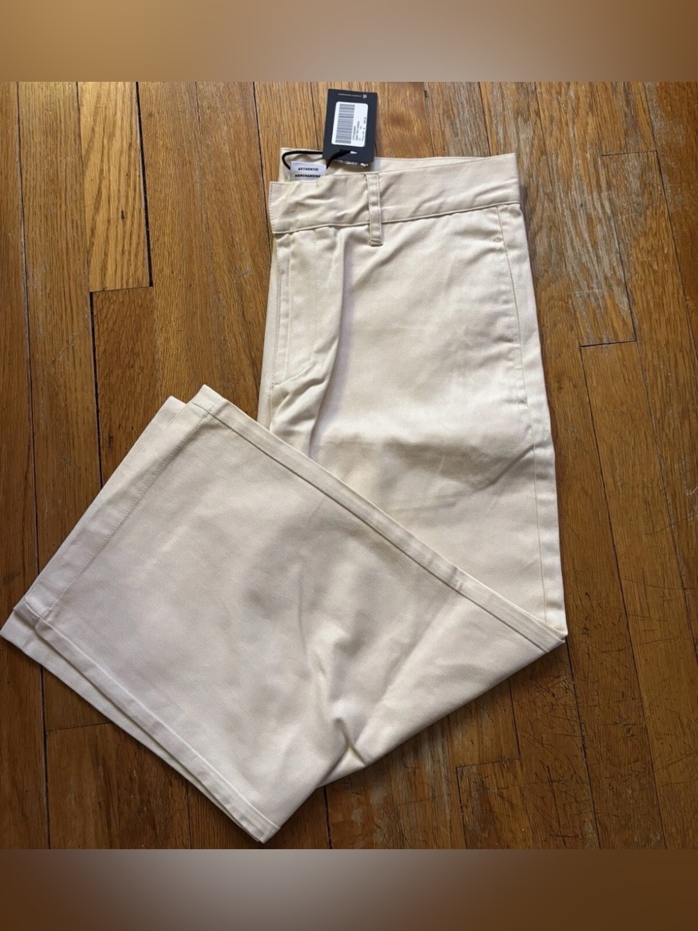 Clottee by Clot Cropped Ankle Basic Text Chino Biege X-Large XL